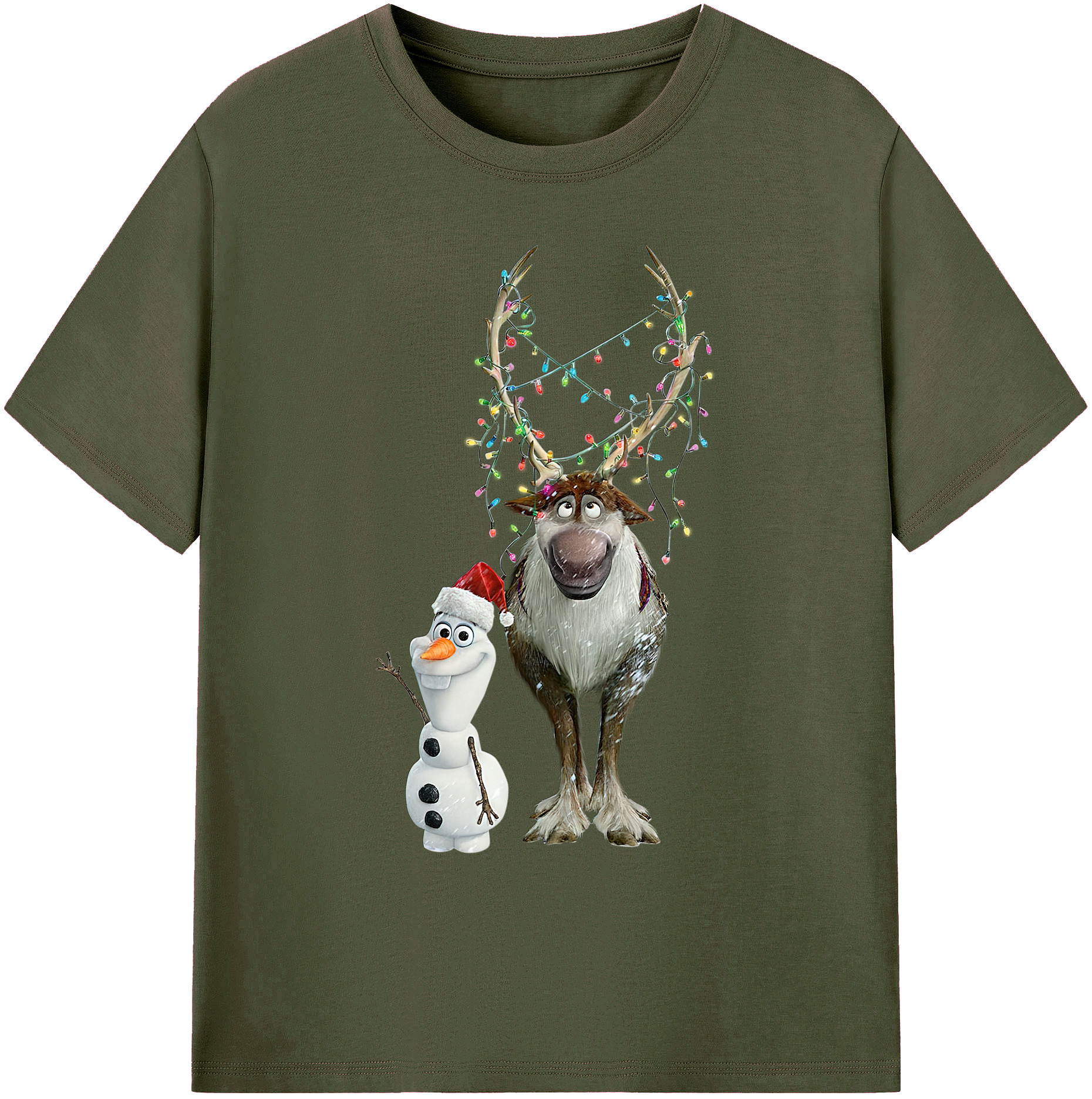 （画像用） アナと雪の女王 アンナ エルサ Frozen Anna Elsa 綿100％ メンズ半袖Tシャツ｜肌触りやわらか＆通気性